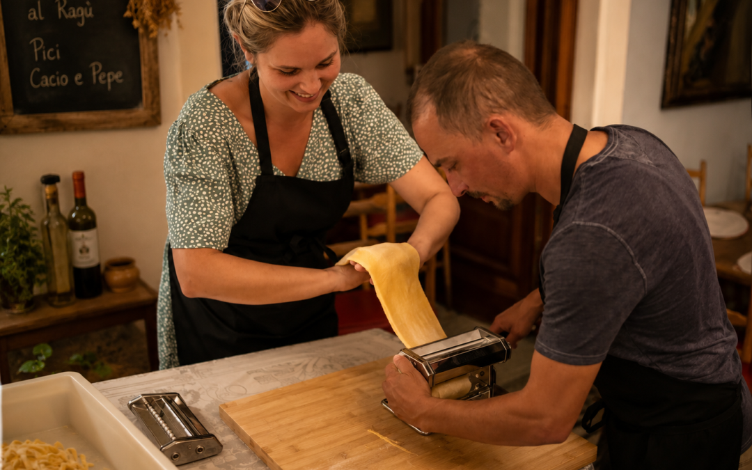 A Tuscan Evening of Food, Wine, and Pasta Making